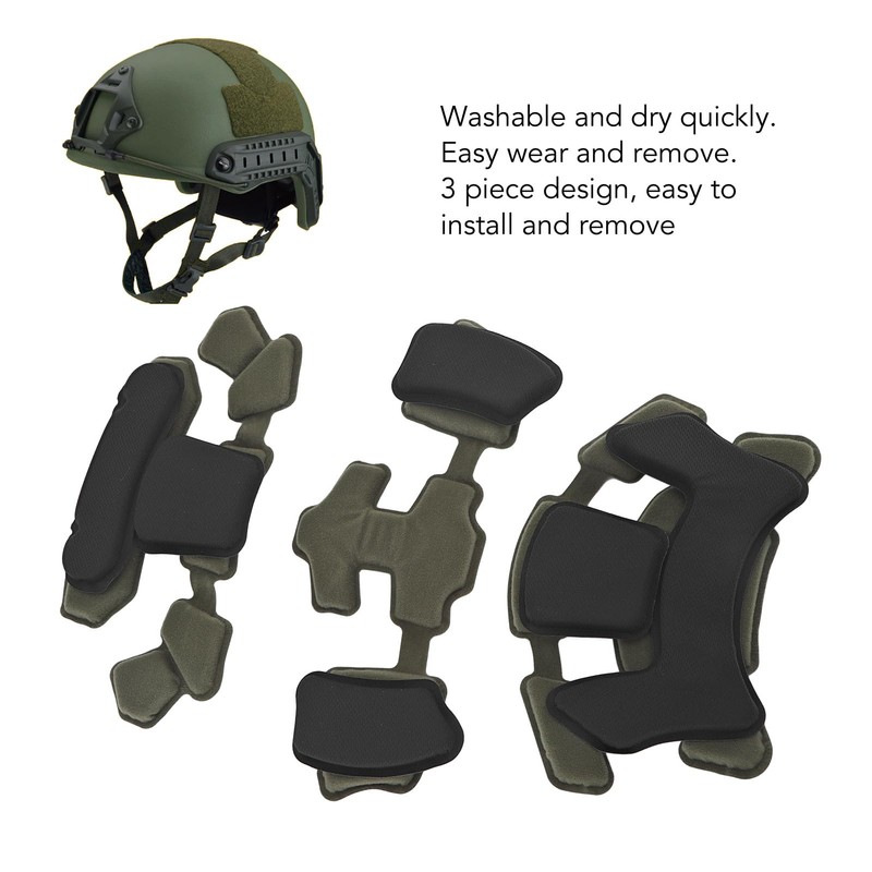 Sunicon Combat Helmet Padding Kit, Tactical Helmet Padding Kit, Tactical