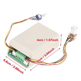 Atyhao Salinr 5-36V Motor Speed Controller BLDC 3 Phase Brushless Motor Driver Sensorless Speed Controller CW CCW Rotation 100K Barrier Terminal Sensorless Three Phase Brushless Driver Brushless Motor
