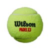 WILSON X3 Padel Ball - Yellow, 3 Ball Can