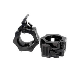 Barbell Clamp 2 pcs, Olympic Barbell Plate Clamp, Olympic Weightlifting Plate Clamp, Barbell - Gym Accessories for Exercise Weightlifting Fitness Training