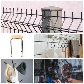 sourcing map Pack of 20 10 mm Protector Rubber End Caps Cover for Screw Furniture Pipe Black