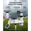 VEVOR 7-in-1 Wi-Fi Weather Station with APP, 7.5-Inch VA Display,