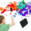 Moicstiy 4 Pcs Foam Paint Brushes, Sponge Paint Brush with