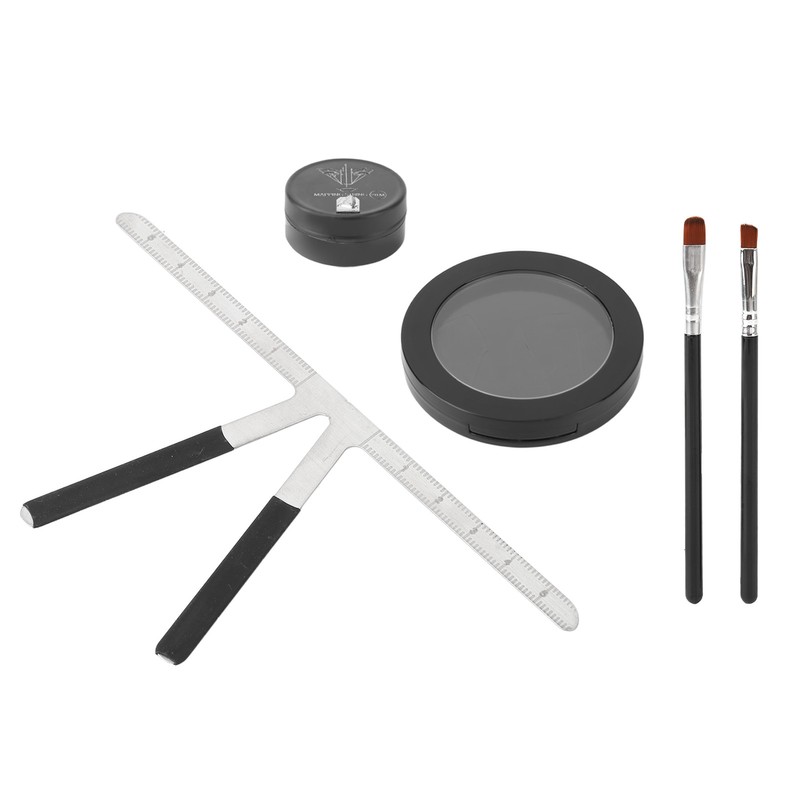 Eyebrow Mapping Kit Stencil Ruler Brow Mapping String Pigment Eyebrow