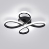 ADISUN Modern LED Ceiling Light, 6000K Semi Flush Mount Ceiling
