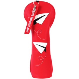 LZFAN Golf Club Covers with Remove Before Flight Design Key Chain for Golf Club Driver Fairway Hybrid Headcover
