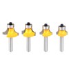 Nxtop 1/4 Inch Shank Round-Over Router Bits Corner Rounding Edge-Forming