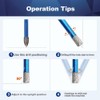 Dry Diamond Drill Bit Set,BRSCHNITT 10pcs/Pack 1/4"*5 Diamond Hole Saw