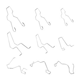 KHGUZ 9PCS Car Bulb Retaining Spring Clip, Vehicle Headlight Clamps for H1 H3 H4 H7, Automotive Headlamp Dip Dipped Beam Bulb Hoder Retainers Accessories, Universal for SUV, Sedan, Truck