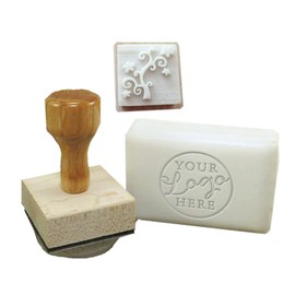 Sellos personalizados para marcar jabones, ceramica, fondant, barro, 5cm