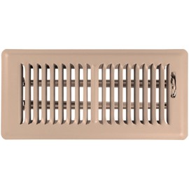 Shoemaker Manufacturing, Desert Clay, 4x10, Premium Floor Register, All Steel Heavy Duty Vent Cover