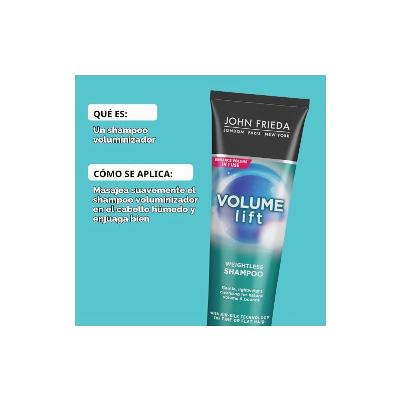 John Frieda Luxurious Volume Touchably Full Shampoo, 8.45 Oz