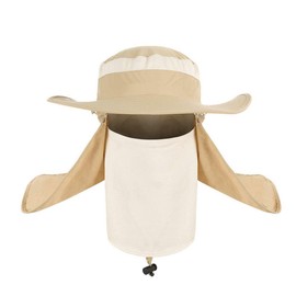 XINCHI Summer Hat Men's Baseball Cap 360° UV Protection Sun Hat UPF 50+ Hiking Hat Quick Drying Fishing Hat Neck Protection Floppy Hat Breathable Safari Hat Foldable Fishing Hat Outdoor Travel