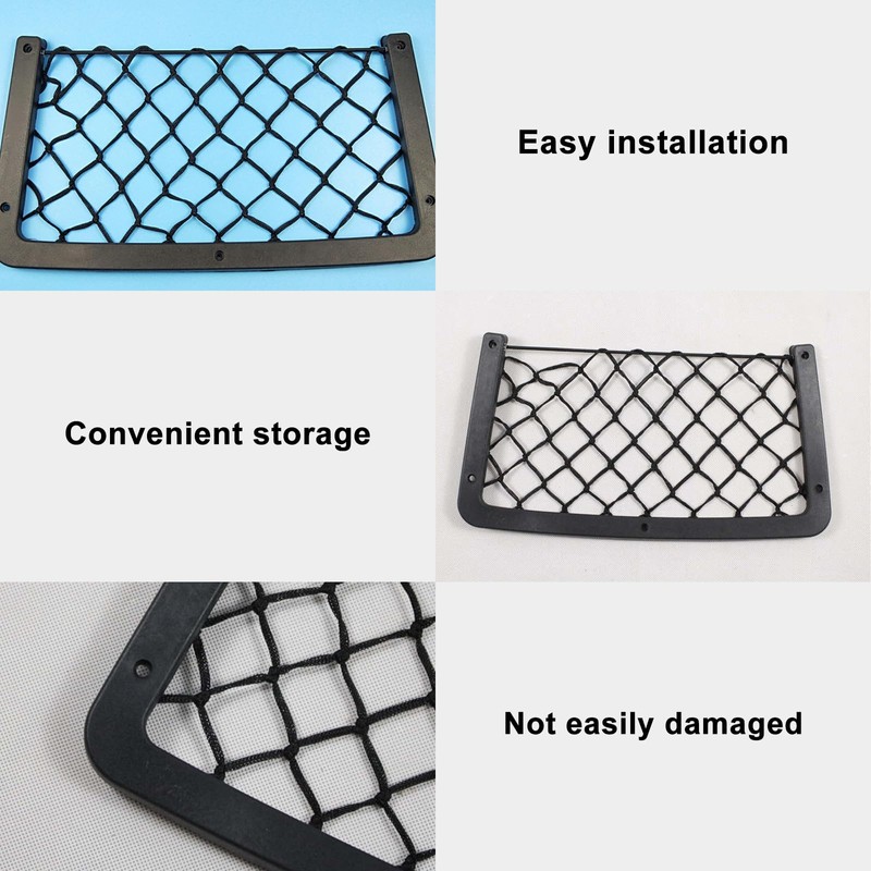 Onezebra Campervan Storage Ideas – 2 Pcs Elastic Mesh Storage