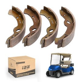 10L0L Golf Cart Brake Shoes Compatible with G14-G22 1993-up, Workhorse 1996-up, EZGO TXT 1997-up and RXV 2008-up Models, OEM# 27943G01, JG5-F5330-00, 4 PCS