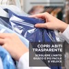 Sacchetto Porta Abiti Busta Copriabito da Guardaroba Plastica Impermeabile