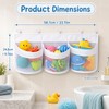 XZSKD Bath Toy Storage, Bathroom Toy Storage Bag with Multiple