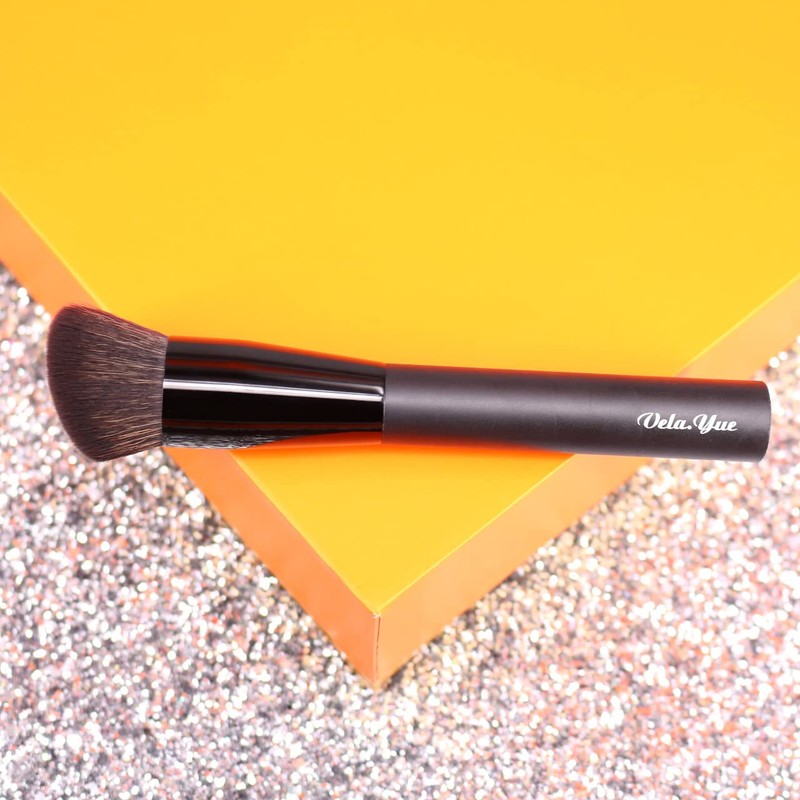 Vela.Yue Foundation Brush Cosmetic Brush Rounded Dome Angled Cut Brush