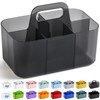 Multiuse Caddy Organizer with Handle - Stackable Plastic Bin -