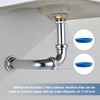 ZM Heavy-Duty 90-Degree Elbow with Slip-Joint Connection, Chrome