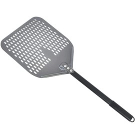 Li Zhen Metal Pizza Peel 12 Inch, Pizza Paddle, Stainless Steel Pizza Peel, Pizza Peal, Pizza Peel Turner, Pizza Oven Accessories, Pizza Turning Peel, Pizza Oven Tools, Pizza Making Accessories