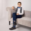 Ladeheid Children's Boys Bow Tie - Pre-Tied Adjustable Band, Matte