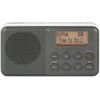 Sangean DPR-64 DAB/FM Compact Radio, White/Grey