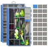 RUNCL Fishing Tackle Box - 360° Waterproof Tackle Trays, 3700