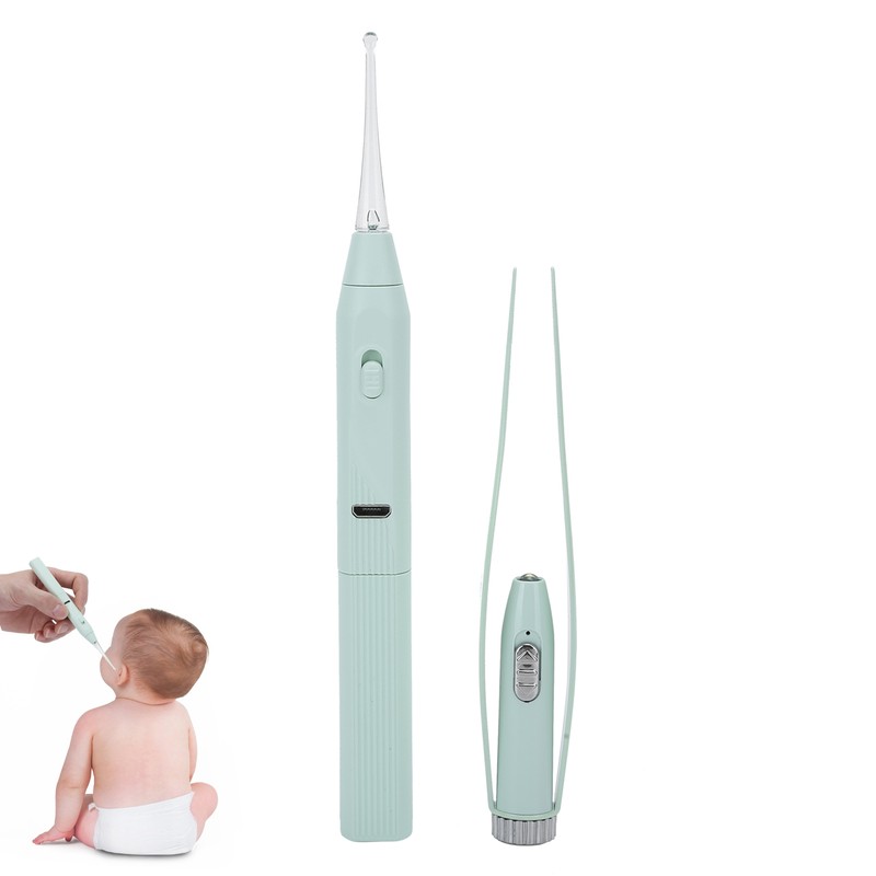 Visual Children Ear Wax Removal Tweezer Kit USB Charging Luminous