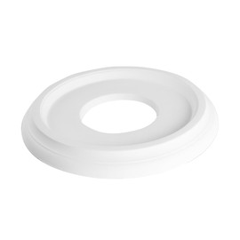 Laroal 10 Inch 25CM PU Ceiling Medallion Decorative Base for Light Fixtures Modern Eco-Friendly Ceiling Decoration with 3CM Thickness for Chandeliers