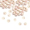 Pack of 150 Wooden Beads with Face, 10 mm Angel