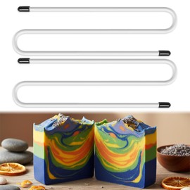 2 Pack Soap Swirl Tools, Bendable Soap Making Supplies, Cold Process Adjustable Hanger Swirl Tool for Molds Up to 18 Inches, DIY Soap, Cold Process Soap Swirl Accessories