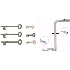 Bary Drop Key FIRE Brigade Lift Access ATTACHEMENT FIRE Mans FB Key Set of 6