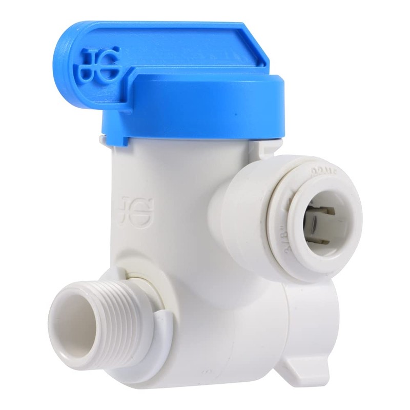 John Guest 3/8 x 3/8 x 3/8 Inch Angle Stop