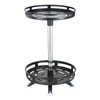 sourcing map Lazy Susan Organizer, 2 Tier Rotating Spice Rack