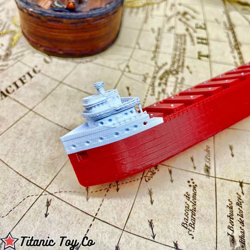 12” SS Edmund Fitzgerald Model, Freighter Model, Titanic Toy Co
