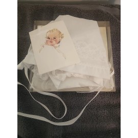 Nasharr Vintage Baby Bonnet The Magic Hanky Wedding New