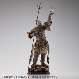 Kaiyodo Art Plastic Art PLA AP009 enou Statue, Tatten, Total Height: Approx. 6.3 inches (160 mm), Non-scale, Unpainted, Unassembled Plastic Model Kit