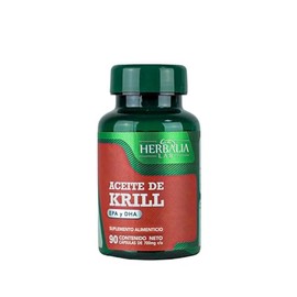 Aceite de Krill Puro Herbalia Lab - Rico EPA y DHA - 90 Cápsulas