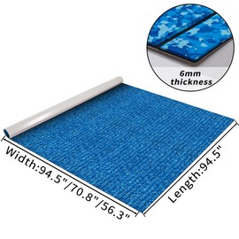 Hzkaicun Boat Flooring EVA Foam Boat Decking Camo Marine Flooring Self-Adhesive Boat Carpet 94.5" x 94.5"/70.8"/ 56.5" Non-Slip Marine Sheet for Fishing Boat Motorboat RV Yacht Kayak Jet ski