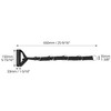 QWORK Fitness Metal Gym Handles with 5 Adjustable D-Ring Buckles