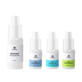 Trial Cosmedon Oily Skin Care Trial Set, All-in-One Gel, 3.2 fl oz (10 ml), High Concentration Serum, 0.2 fl oz (5 ml) x 3 Types, Glycyrglycine, Niacinamide, Azelaic Acid Derivative Solution, Vitamin A, Glyculus, Glycyl, Glycyl, Pores, Dullness