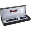 Pentel BL2007 Roller EnerGel Philography Metal Barrel, Dark Blue Barrel