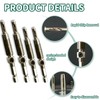 JIEHU 4 Pcs Self Centering Drill Bit Set, Hinge Drill