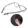 lvvfit Eyeglass Ear Grip Small Anti-Slip Elastic Holder Retainers, Silicone