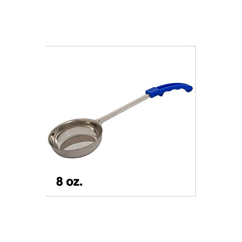 Royal Industries - 8 Oz Stainless Steel Solid Portion Server