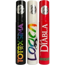Kit 3 Máscaras de Pestañas Splendor TOXISIMA LOCA DIABLA | Alarga, Da Volumen, Look Impactante