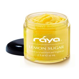 RAYA Lemon Sugar Facial Scrub (157) | Organic and Natural Exfoliating Scrub for Dry Skin | Brightens and Smooths Complexion