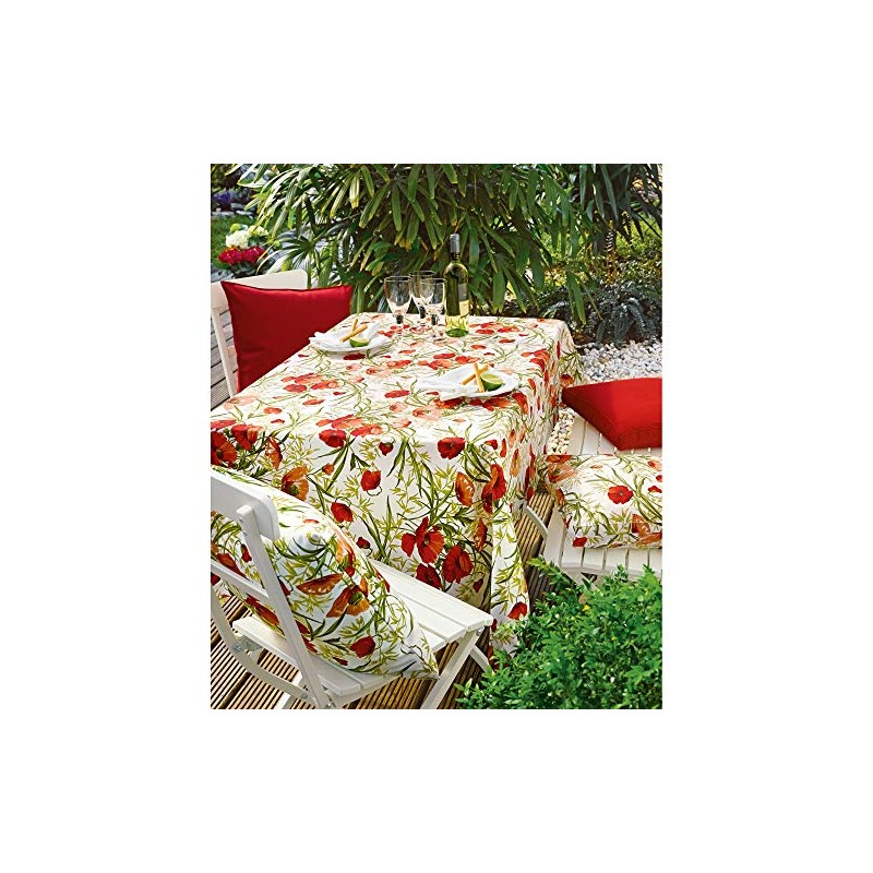 Sander Square tablecloth ziegel size 85x85 cm