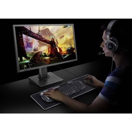 Renkforce RF-GH-300 Gaming Over Ear Headset Wired 7.1 Surround Black Microphone Mute Volume Control